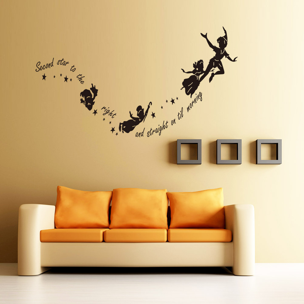 Characters Wall Decals Quotes Inspirational Words Wall Sticker Children Kids Baby Home Room Nursery DIY Decorative Art Mural