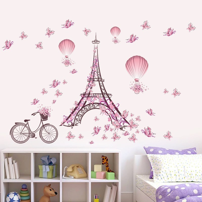 Wholesale Custom Colored Romantic Flower Wallpaper 3D Background Large Size Wall Sticker