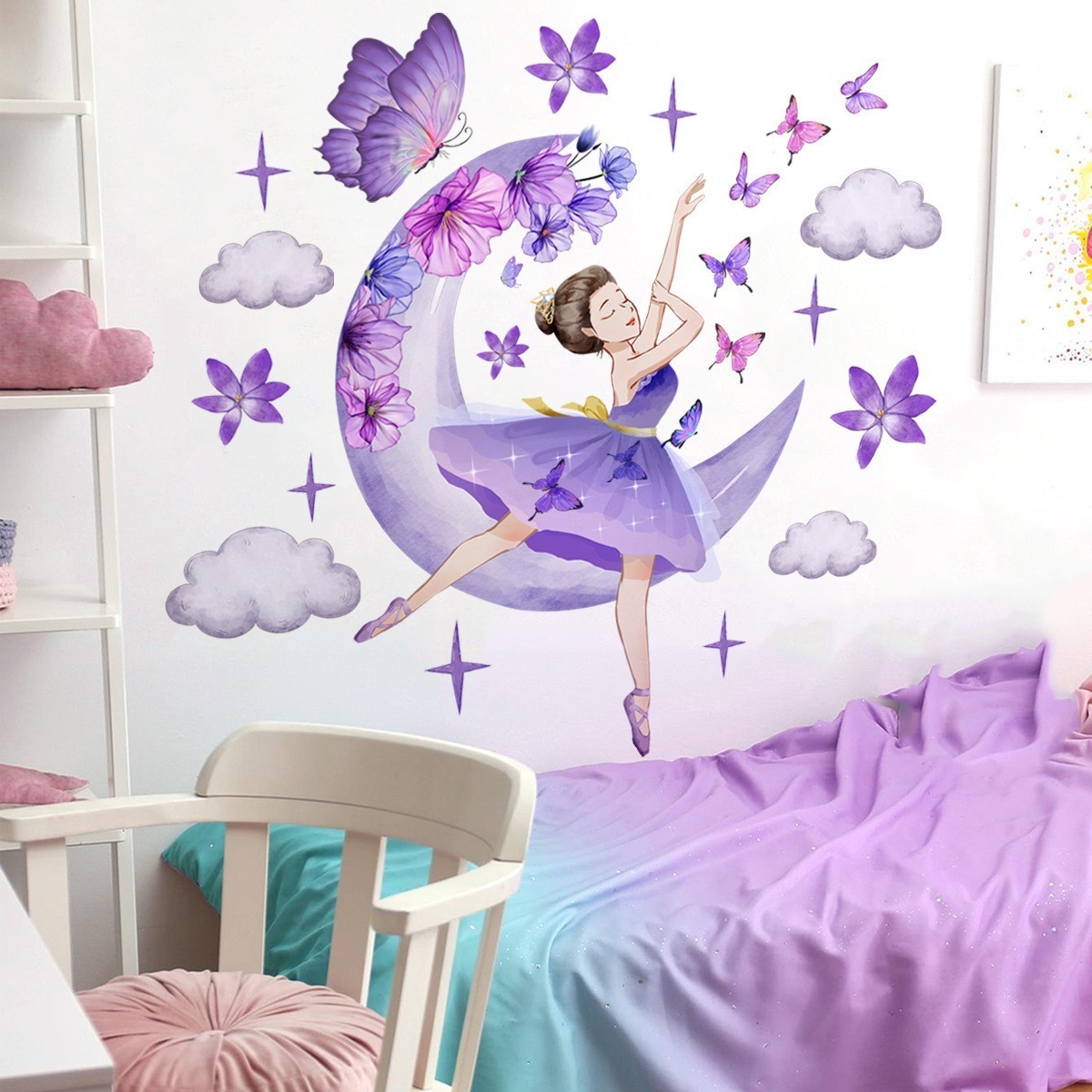 Kids Room Decoration Custom Baby Girl Stickers Room Decor Wall Stickers For Nursery Living Room Bedroom Decorations Sticker Home