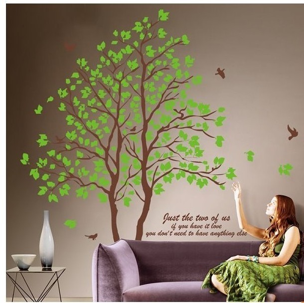 Removable Large Tree Wall Sticker Indoor Home Decoration For Living Room Bedroom Custom Wall Paper PVC Wall Decals