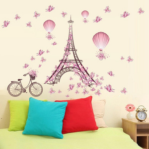 Wholesale Custom Colored Romantic Flower Wallpaper 3D Background Large Size Wall Sticker