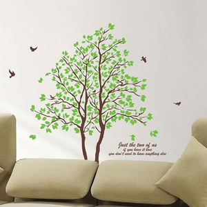 Removable Large Tree Wall Sticker Indoor Home Decoration For Living Room Bedroom Custom Wall Paper PVC Wall Decals