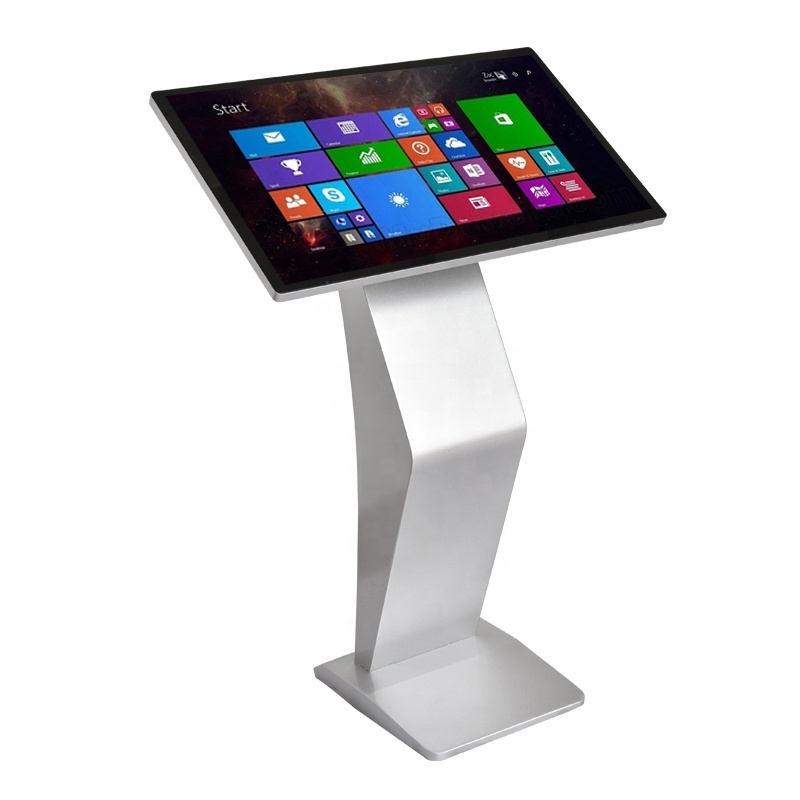 OEM Digital Signage Advertising Video Player Indoor Interactive LCD Totem Display Kiosk Floor Standing Touch Screen