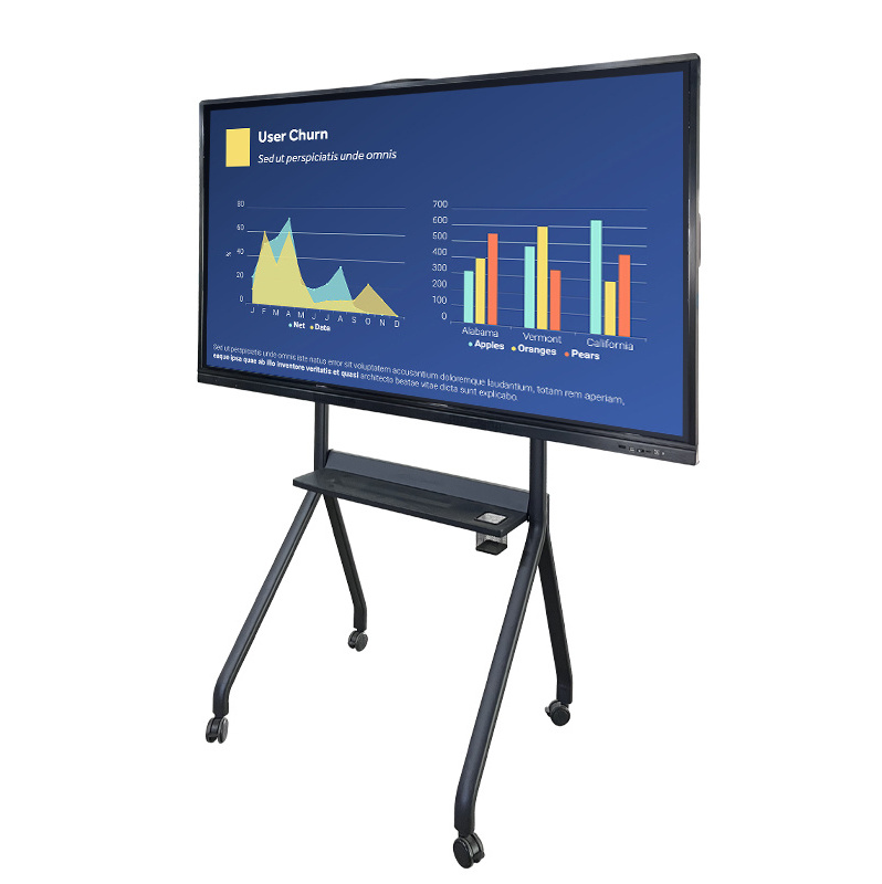 Touch Stand Office Display Classroom Electronic Price Screen School Digital Flat Panel Smart White Board Interactive Whiteboard