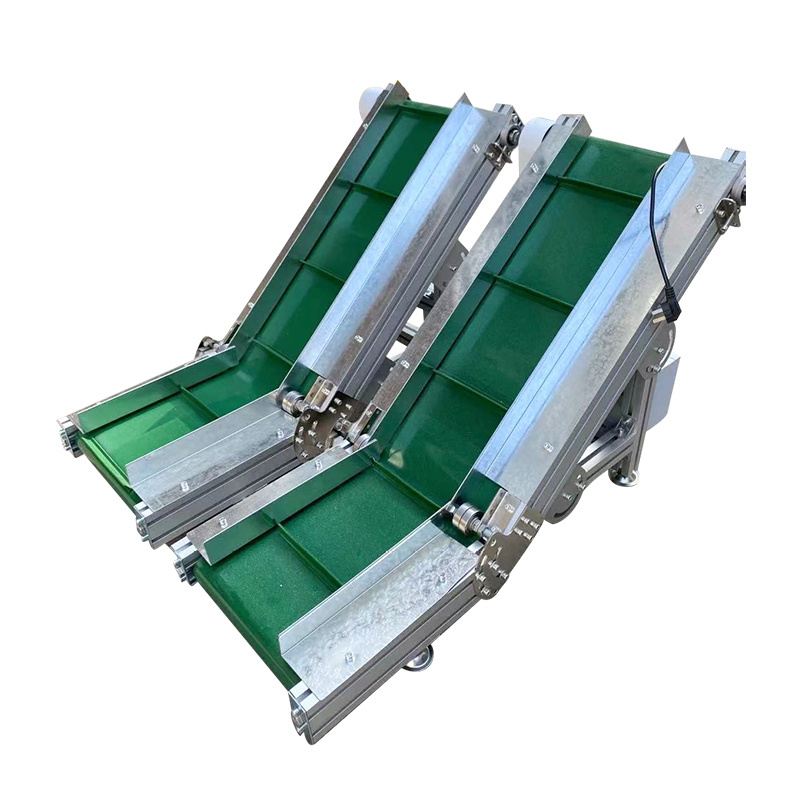 support customized PVC Rubber stainless steel chain plate conveyor belt small conveyor belt