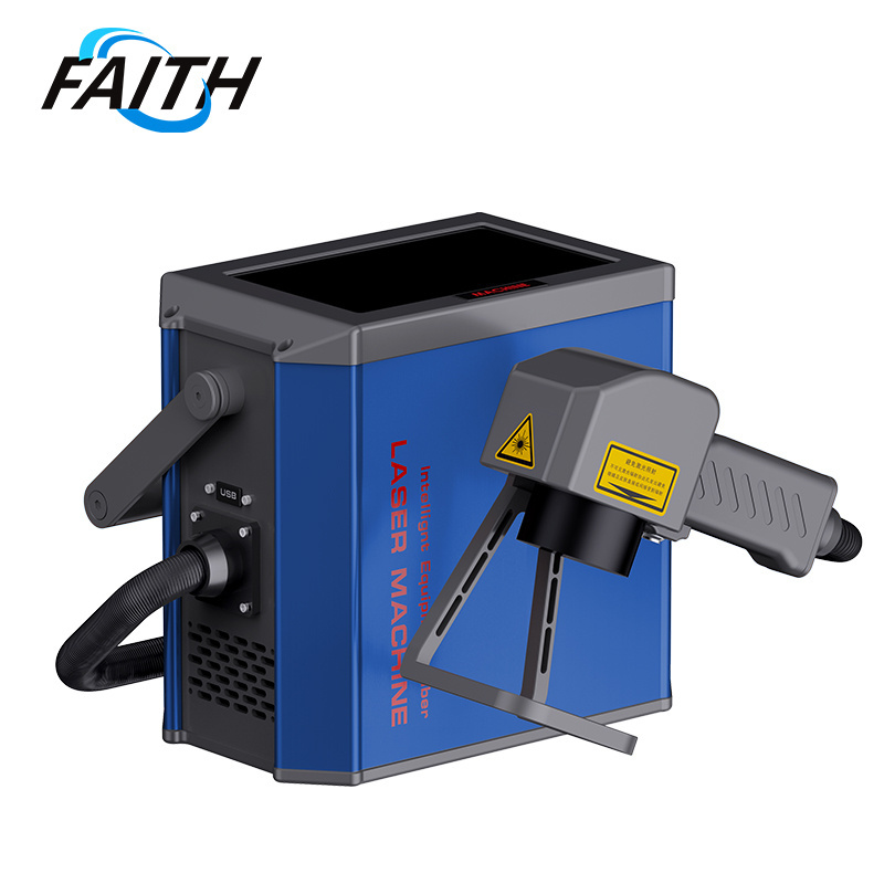 Portable Raycus fiber laser marking machine 20W 30W laser marking for metal aluminum copper