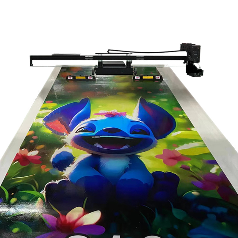 Faith floor printer machine ground printer machine portable 3d/5d uv ink 5-color ground printer