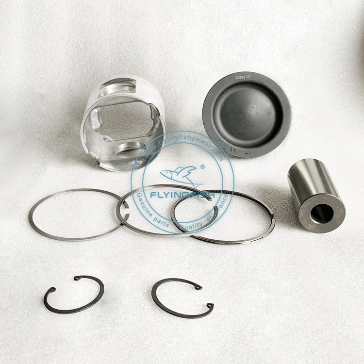 High Quality S60 12.7L Engine Parts Piston Kit 23530668 23530727 23521802 Piston Ring 23531251 Pin 23525168 Clamp 23521781