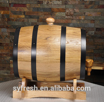 high quality 2 L Handcrafted  American Oak Aging Whiskey  wooden Barrel for sale