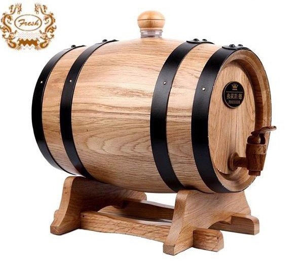 high quality 2 L Handcrafted  American Oak Aging Whiskey  wooden Barrel for sale