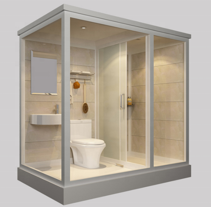 Portable Toilet And Shower Room Prefab Modular  Bathroom Pods Modular Shower Room With Toilet