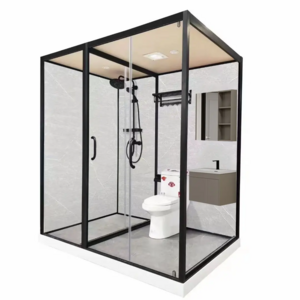 Integrated Bathroom All In One Shower Room Cabin Independent Toilet For Hotel Mobile Toilet Combo