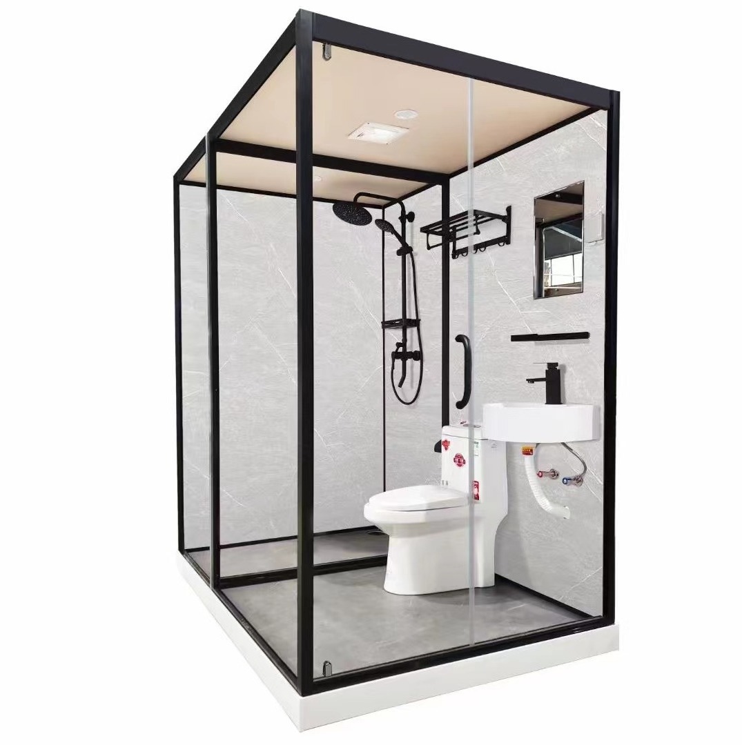 Indoor Outdoor All In One Portable Bathroom Units Kit Bathroom Shower Room And Toilet Combo