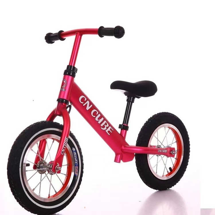 Baby Walker Balance Bike Children No Pedal Bicycle Kids Balance Titanium Set Customized Steel Box Training Picture Frame Logo