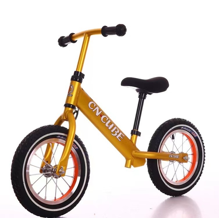 Baby Walker Balance Bike Children No Pedal Bicycle Kids Balance Titanium Set Customized Steel Box Training Picture Frame Logo