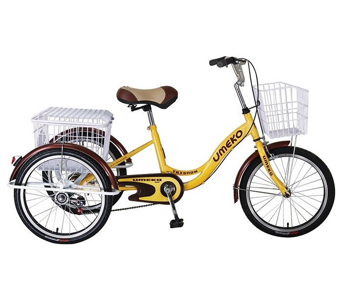 New  style tricycle bike  three wheel bike can load goods 16 20 24 inch adult tricycles trike bike with basket