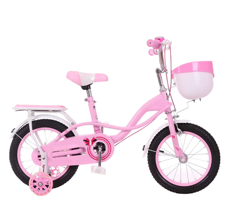 Children Girls Kids  Sale  High Quality beautiful girl kids pink color children bicycle   Purple  training wheel basket bike