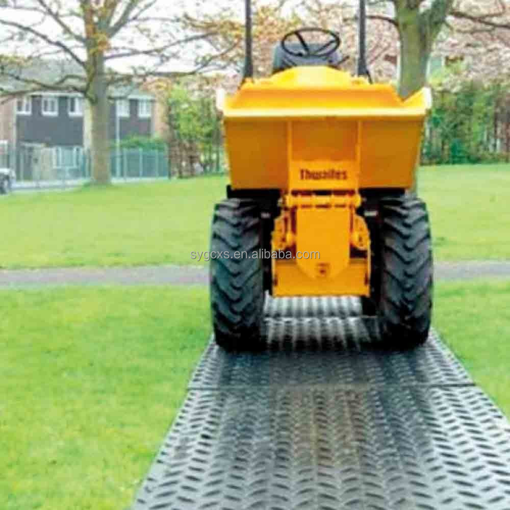 construction Industrial heavy equipment For Drilling Rig track road lawn grass Wear resistant 4x8 ft ground protection mats