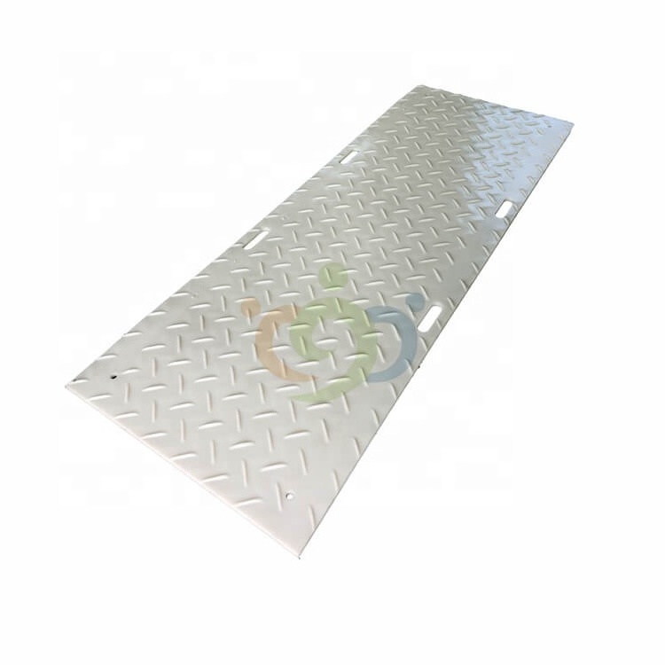 UHMW-pe material borated polyethylene sheet recycled HDPE swamp mats plastic chequered ground mat