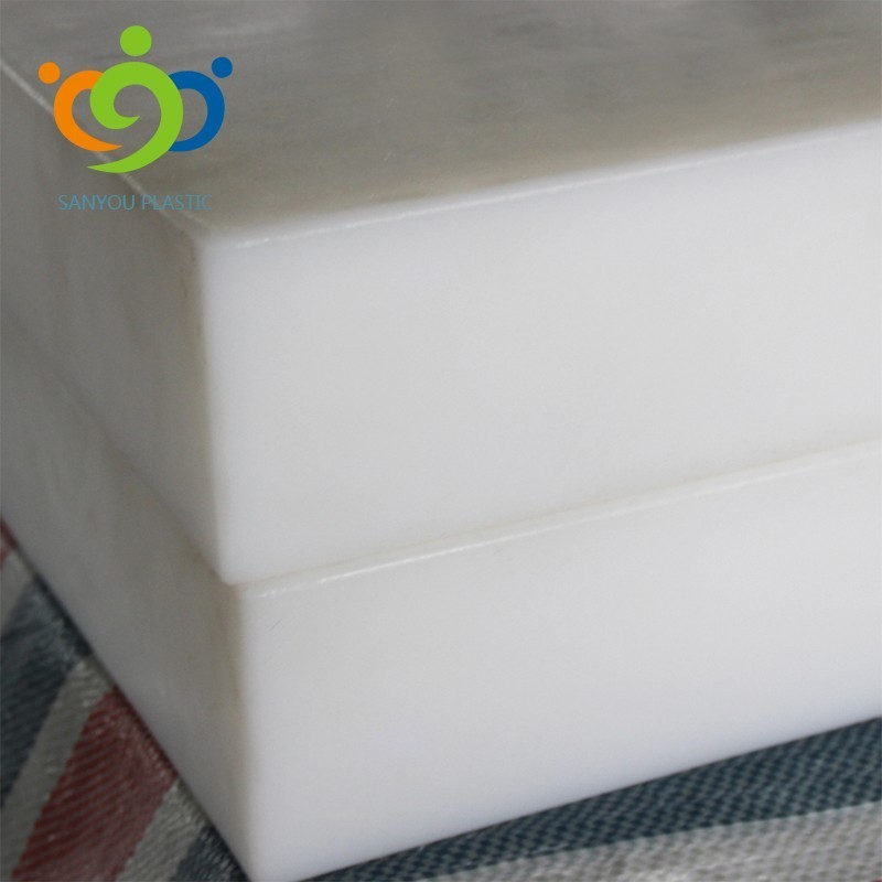 Abrasion and impact resistant UHMWPE Sheet/hard poly plastic upe board 20mm thick