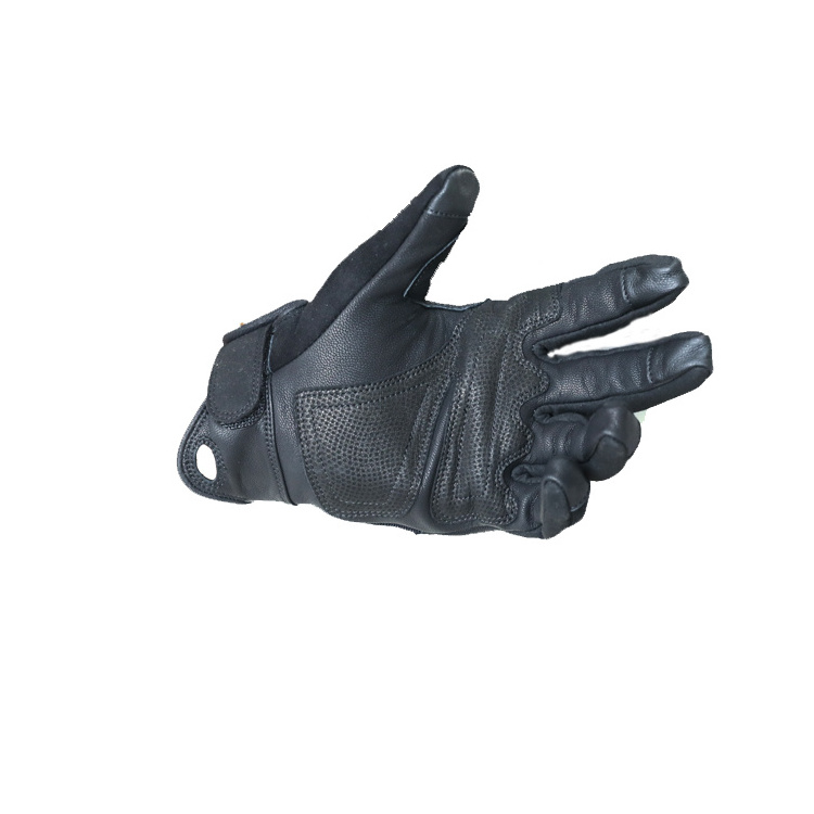 Tactical Shooting Goat skin Leather Glove with Needle Puncture Resistant sheep skin rope leather heavy descending gloves