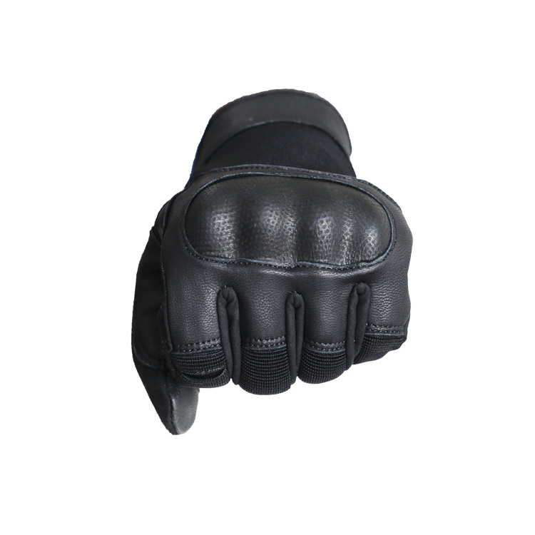 Tactical Shooting Goat skin Leather Glove with Needle Puncture Resistant sheep skin rope leather heavy descending gloves