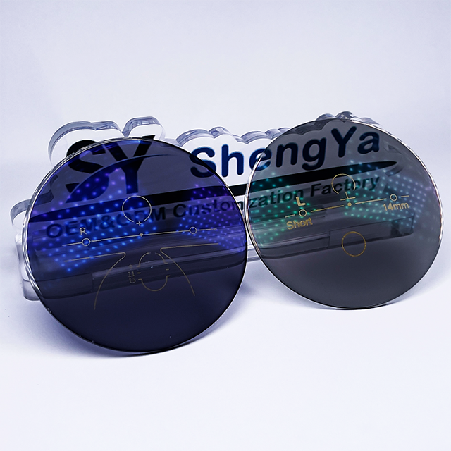 SF 1.56 Progressive Photochromic Blue Cut UV420 manufacturers spectacle lentes opticos optic optical semi finished lenses lens