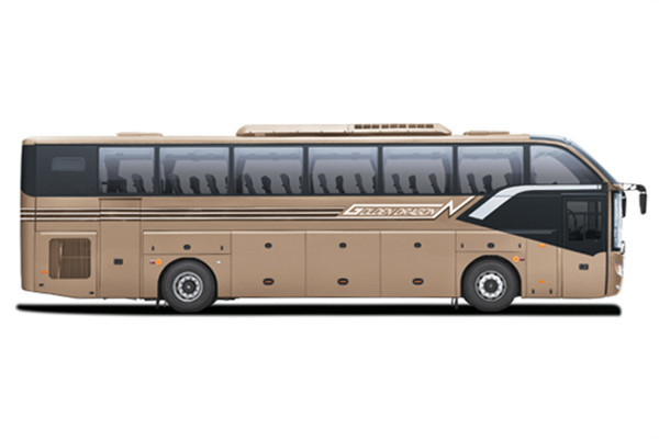 Euro Pop Bus Double Windshield Diesel Luxury Coach Bus 365hp 51 Seats Tourism Coach