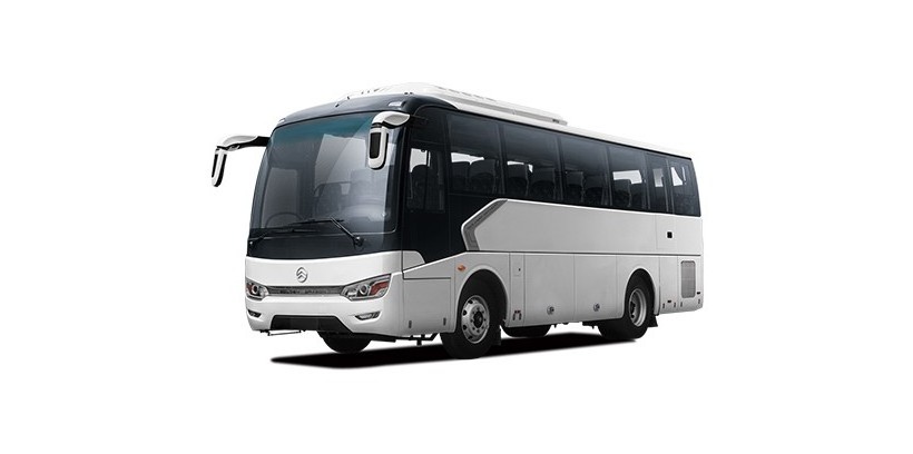 China Pure Electric Bus 24-36 Seats Intelligent Battery Monitoring System EV Coach