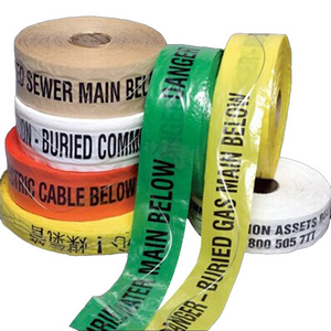 underground detectable warning tape Stainless steel wire tracer marking tape