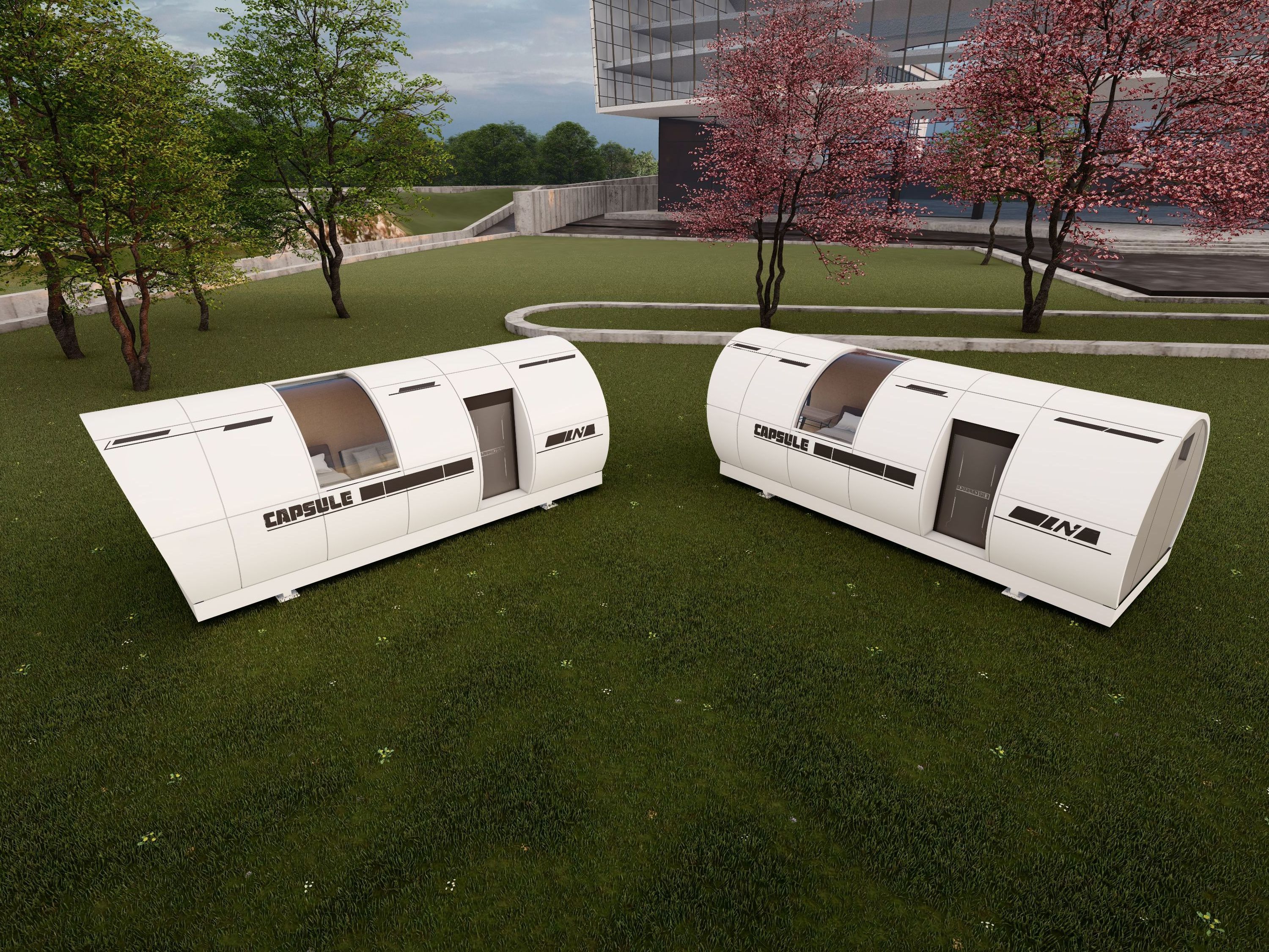 4 bedroom luxury prefab capsule house winter bathroom kitchen space cabin house on wheel