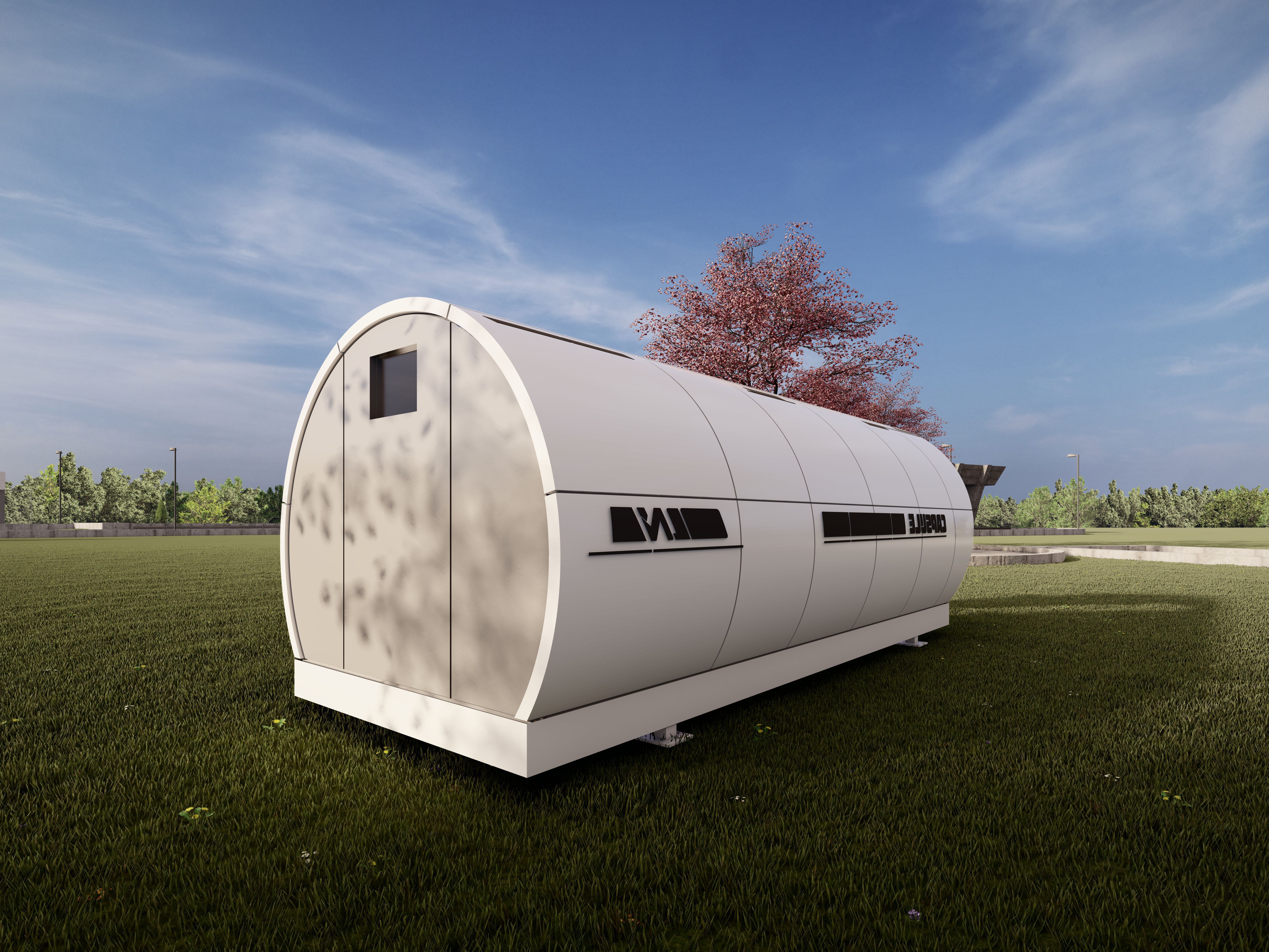 Portable prefab earthquake resist soundproof hotel homestay prefabricated capsule house luxury