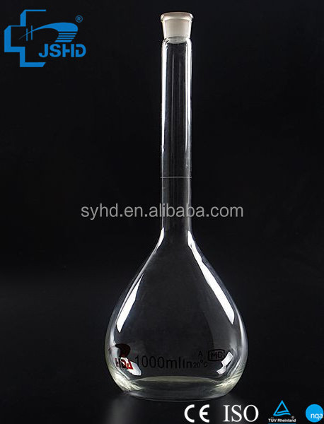 laboratory borosil glass 100 ml 200 ml 500 ml flask volumetric flask