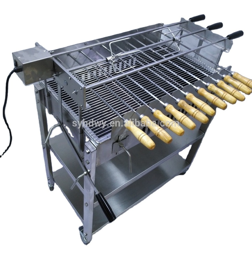 Cyprus Charcoal Motorised Barbecue bbq Grill Foukou