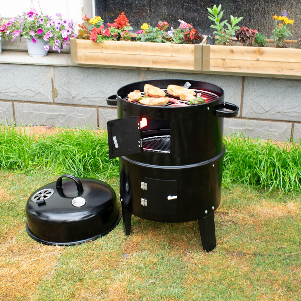 Butane gas traditional stainless steel Tandoor BBQ smoker Cooking Grills tandoor oven for home