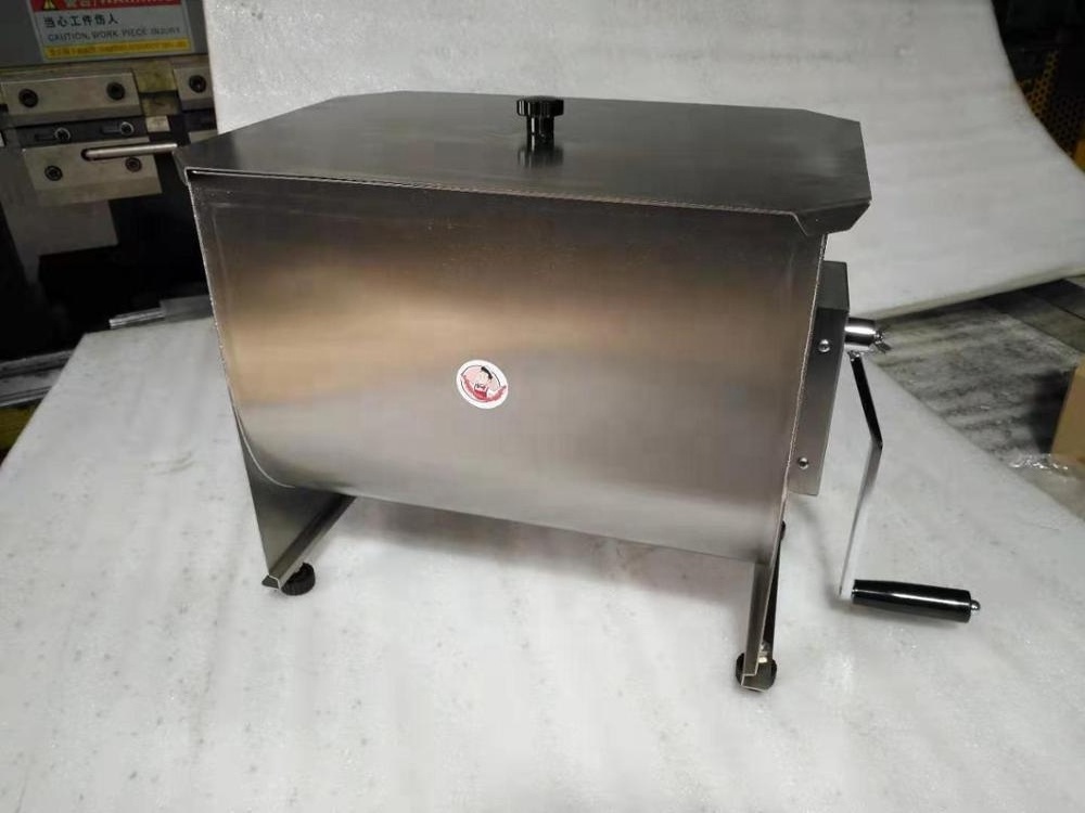 20L food Grade Stainless Steel Manual Meat Mixer