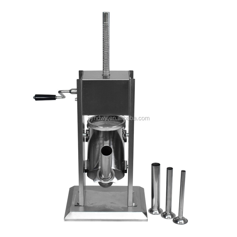 10L Stainless Steel Sausage Filler Manual Meat Stuffer