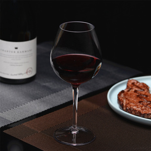 Unbreakable Red Wine Glasses 16 oz, Tritan Plastic Reusable Stemware Indoor and Outdoor Use