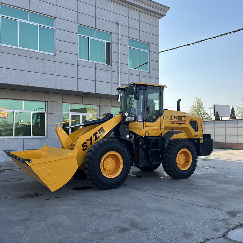 SHAN YU ZL-958 machine loader caterpillar wheel loader 4x4 compact tractor with loader and backhoe