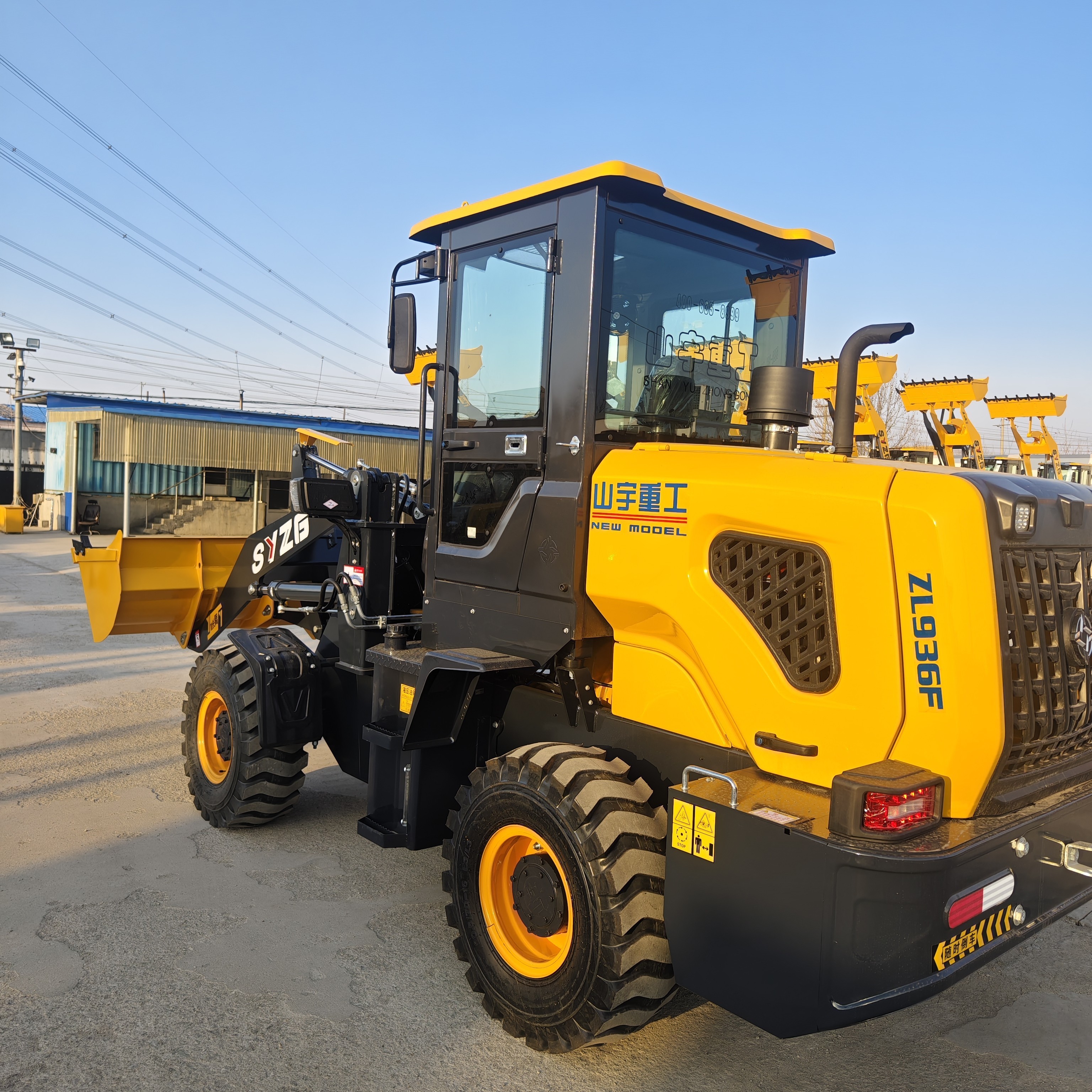 Shandong Shanyu product catalogue include wheel loader forklift excavator self loading mixer truck