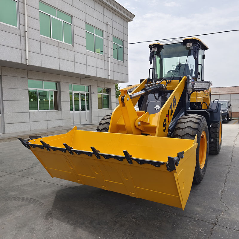 SHAN YU ZL-958 machine loader caterpillar wheel loader 4x4 compact tractor with loader and backhoe