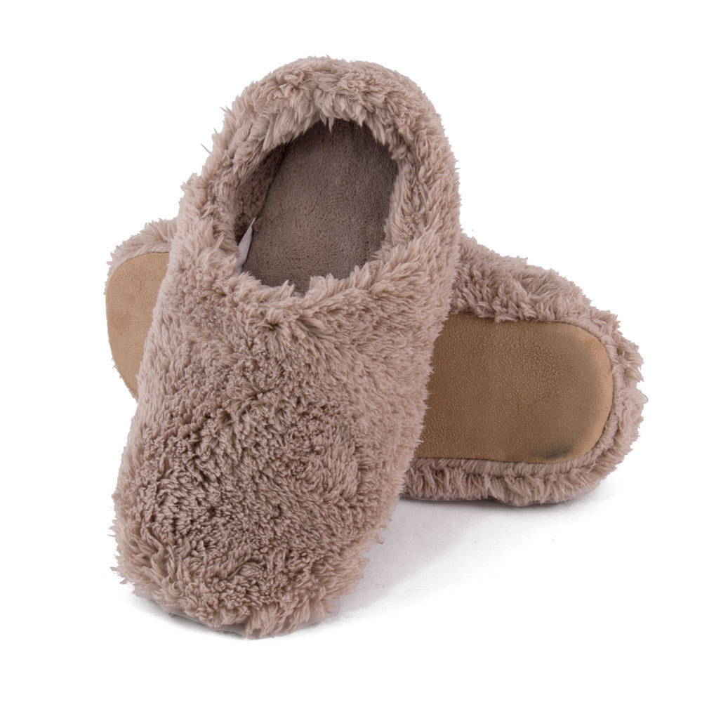 2024 Women Popular Plush Winter Warm Home Indoor Floor Room Anti-slip Booties Boots Slippers With Sherpa Lining