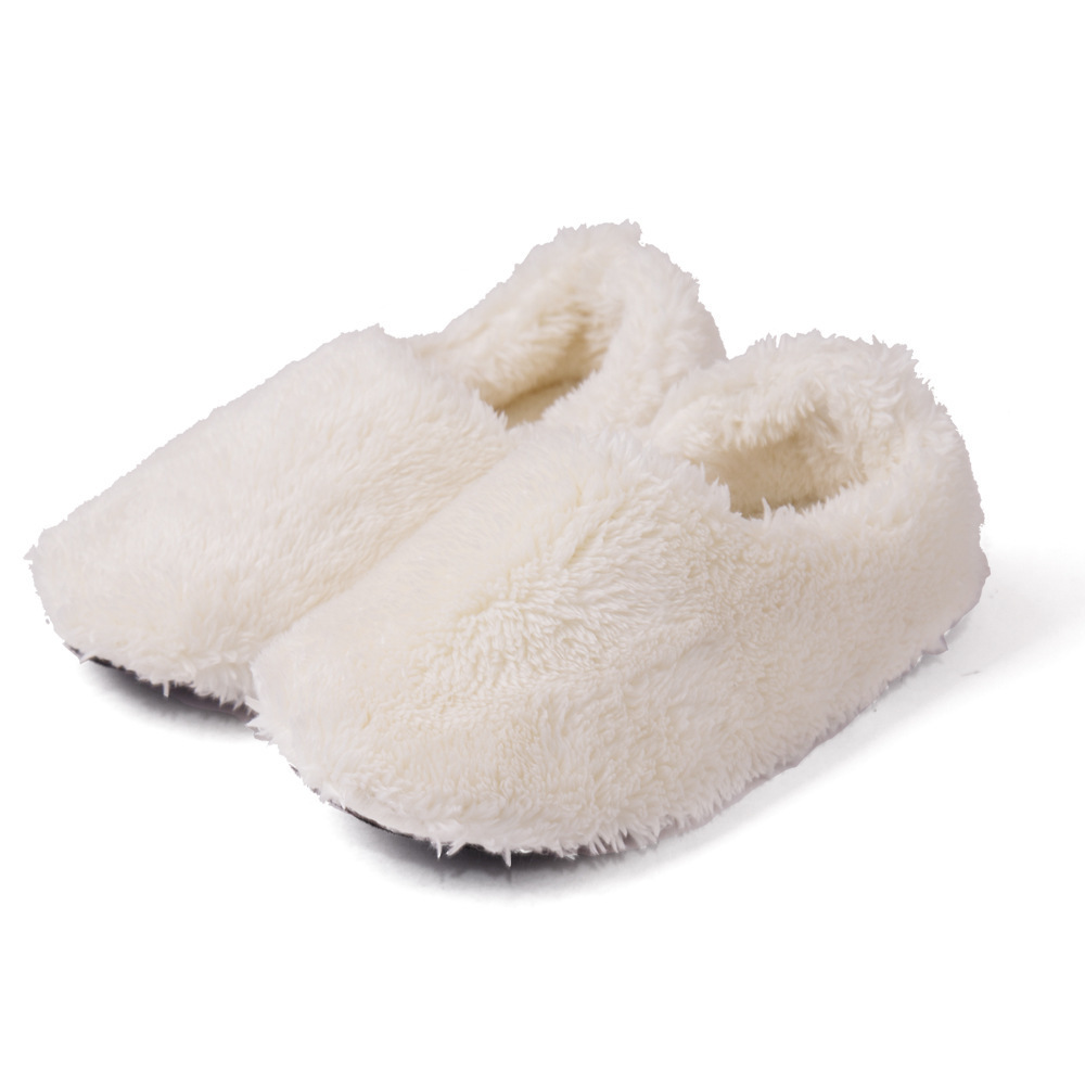 2024 Women Popular Plush Winter Warm Home Indoor Floor Room Anti-slip Booties Boots Slippers With Sherpa Lining