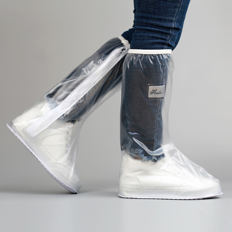 New fashion transparent anti-rain waterproof anti-slip wear-resistant thickened bottom shoe covers for outdoor travel