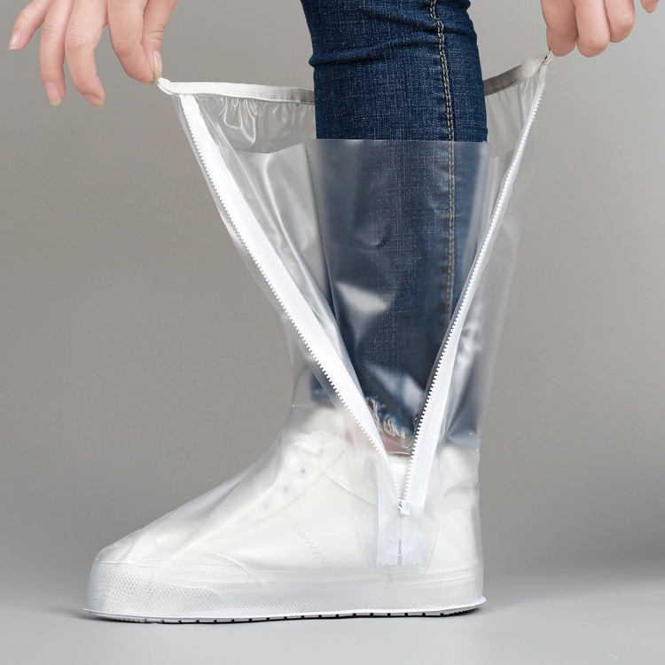 New fashion transparent anti-rain waterproof anti-slip wear-resistant thickened bottom shoe covers for outdoor travel