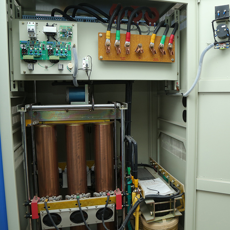 Three phase servo stabilizer 50kVA100KVA200KVA 3 phase automatic voltage regulator