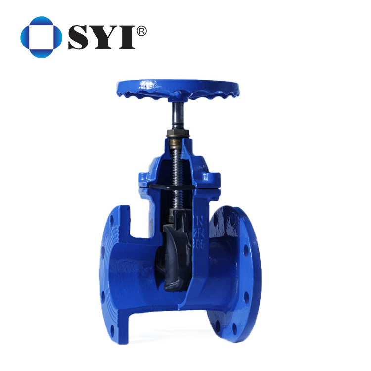 Light Type PN10 PN16 British Standard BS 5163 Ductile Iron Gate Valve With Wheel Handle