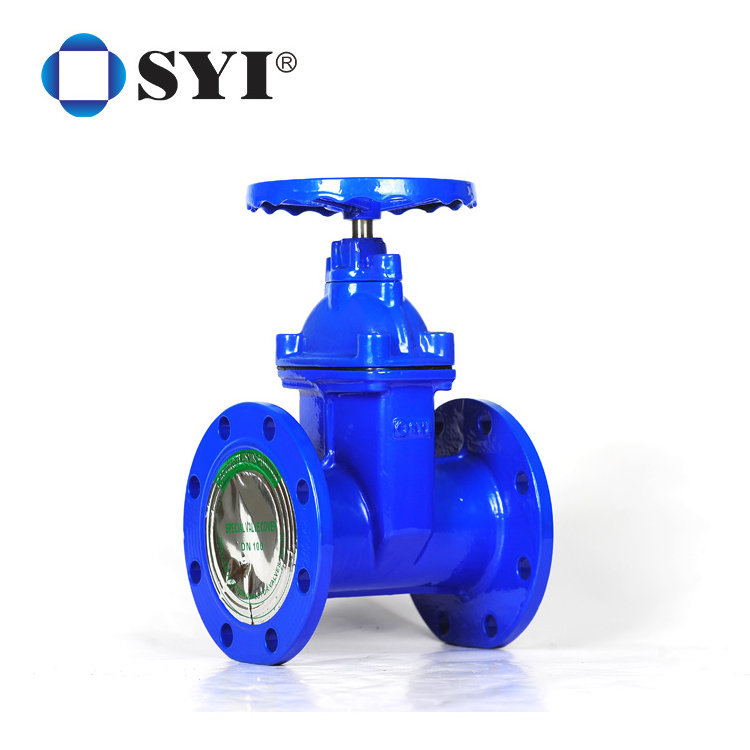 Light Type PN10 PN16 British Standard BS 5163 Ductile Iron Gate Valve With Wheel Handle