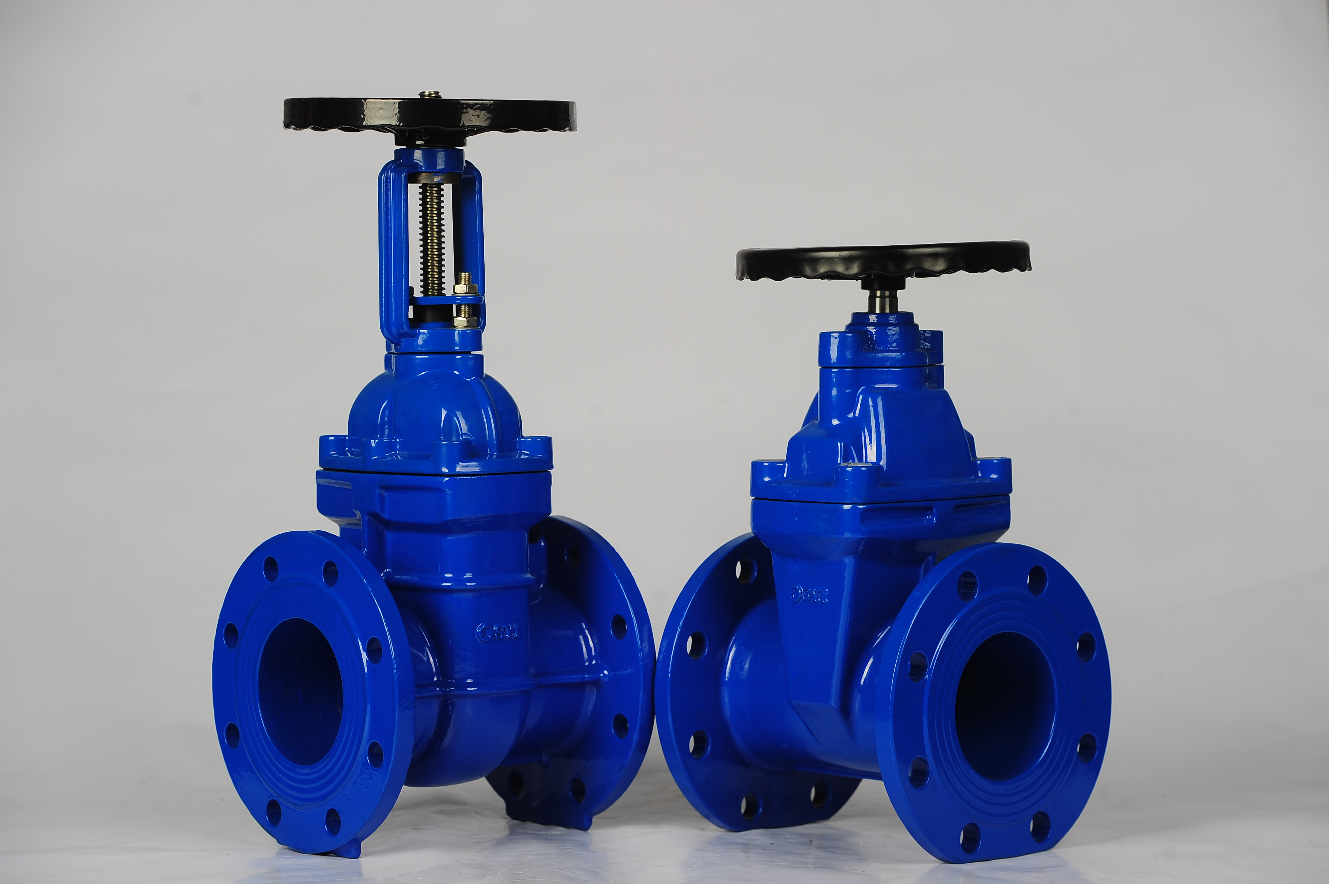 DIN 3352 F4 Water Treatment Ductile Iron Body Rising Stem Metal Seated Gate Valve