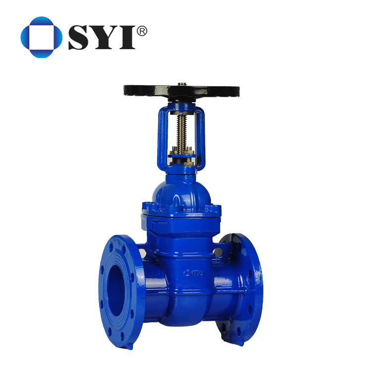 DIN 3352 F4 Water Treatment Ductile Iron Body Rising Stem Metal Seated Gate Valve